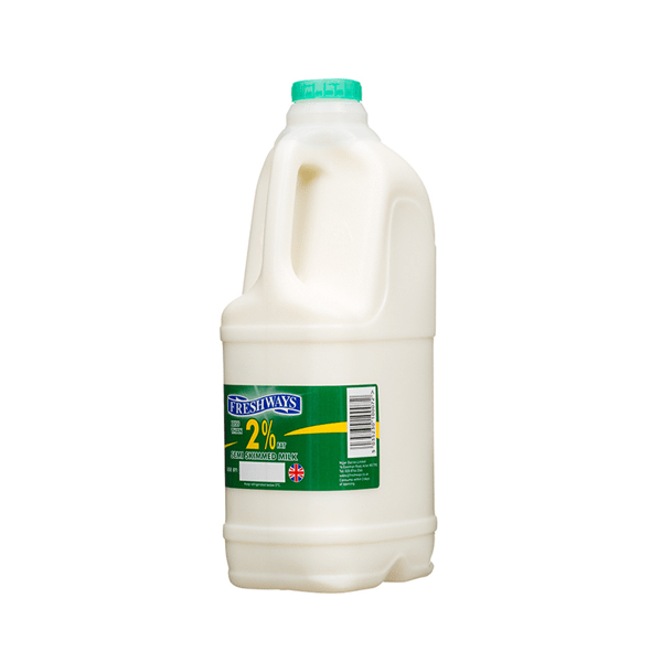 Freshways Semi Skimmed Milk Green-top 2ltr