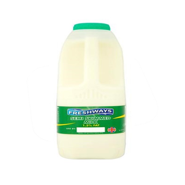 Freshways Semi Skimmed Milk Green-top 3ltr
