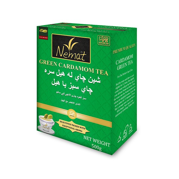 NEMAT CARDAMOM GREEN TEA 20X500 G