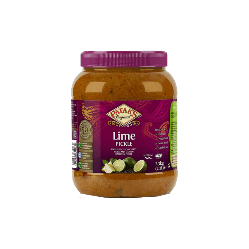 Pataks Lime Hot Pickles 2x2.3kg