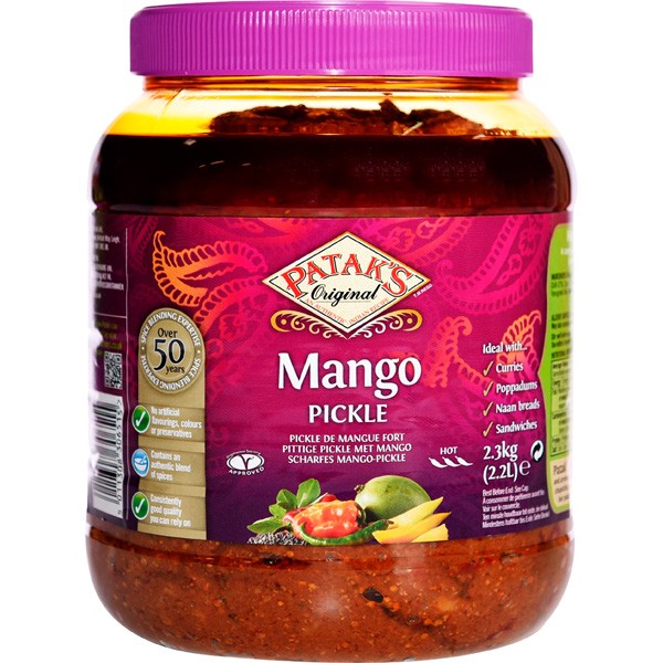 Pataks Mango Pickle (hot ) 2x2.2 Kg