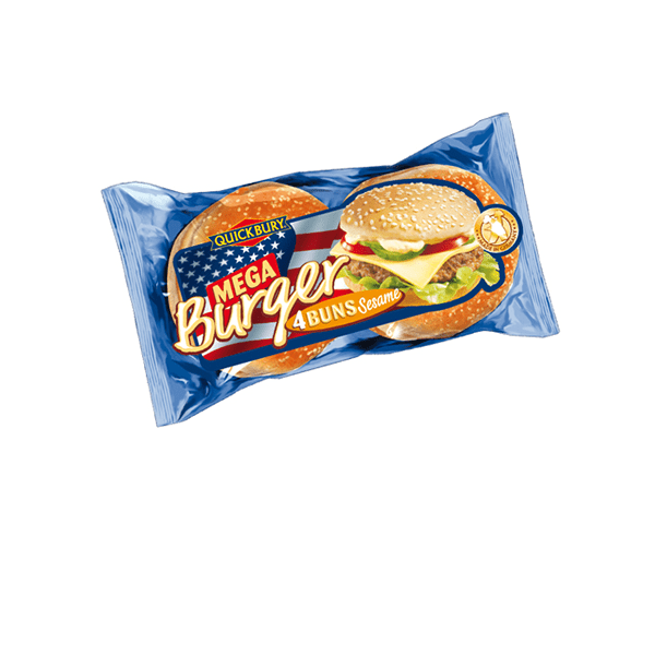 QB MEGA BURGER BUNS 7X300 G