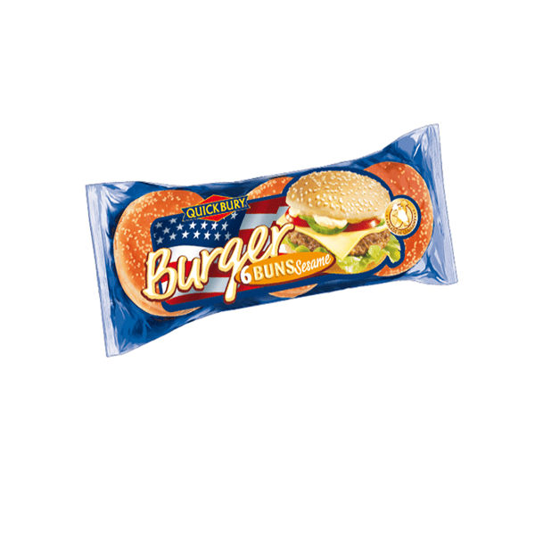 QB SESAME BURGER BUNS 8X300 G