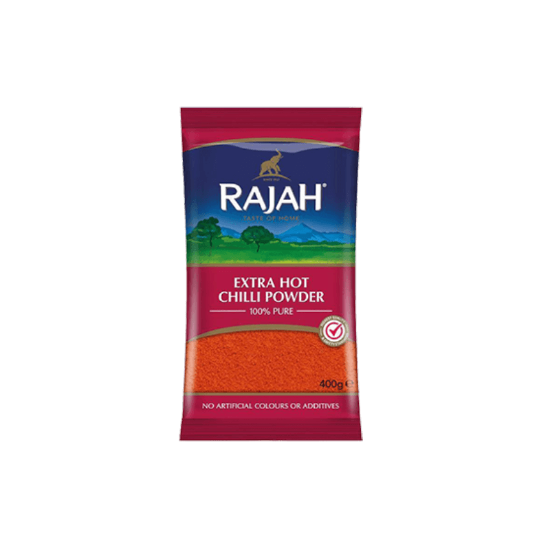 RAJAH EXTRA HOT CHILLI POWDER 10X400G