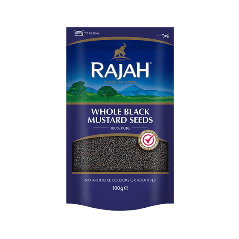Rajah Whole Black Mustard Seeds