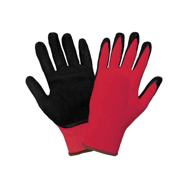 Red Work Gloves Pair