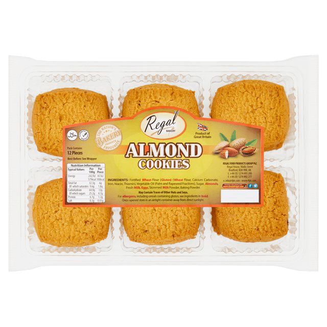 Regal Hm Almond Cookies 12pcs (unit)