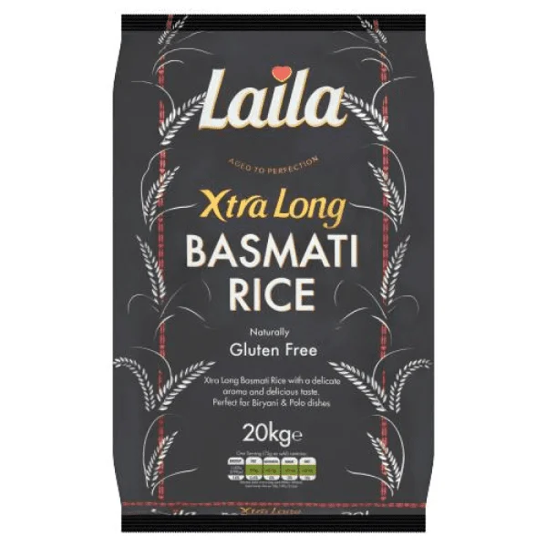 Laila Extra Long G Rice 20kg £35.99pm