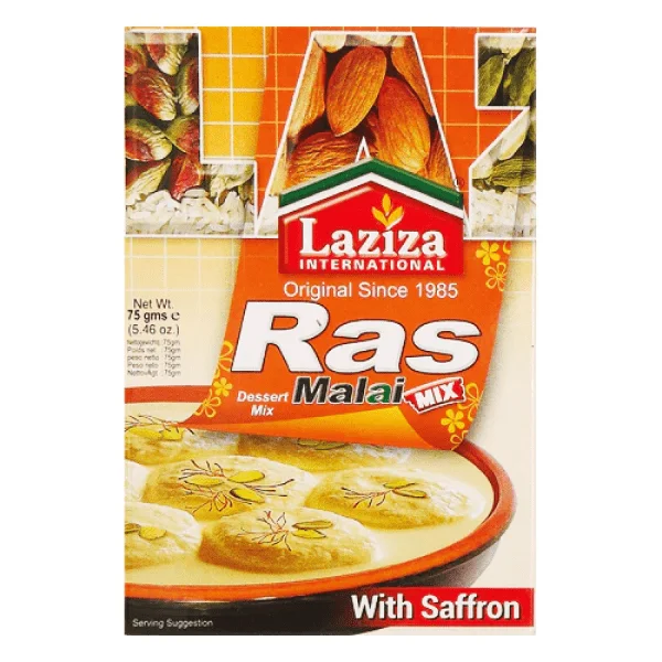 Laziza Rasmalai Mix Saffron 6x75g