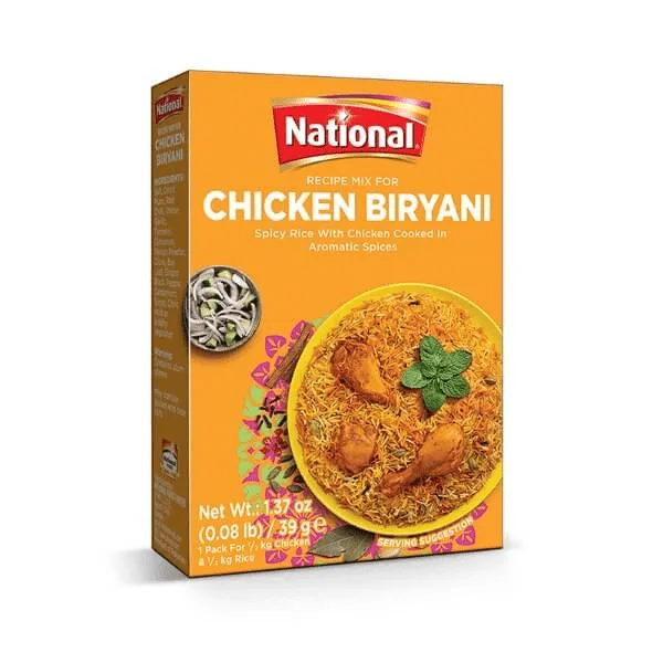 National Sp Chicken Biryani  6x39g