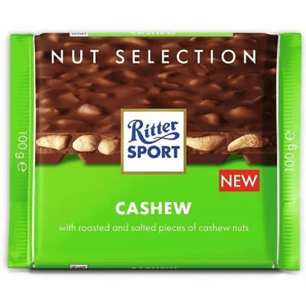 Ritter Sport Cashew Nuts 5x100g
