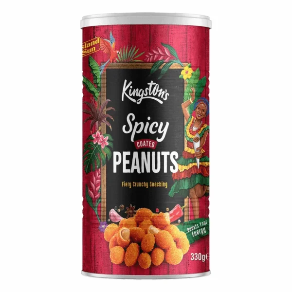 Kingston Spicy Peanuts 12x330g