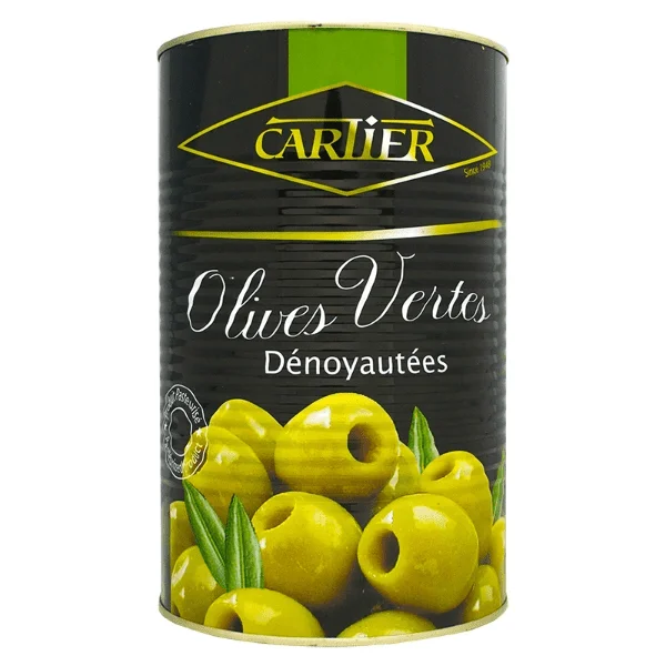Cartier Green Pitted Olives 5kg (unit)