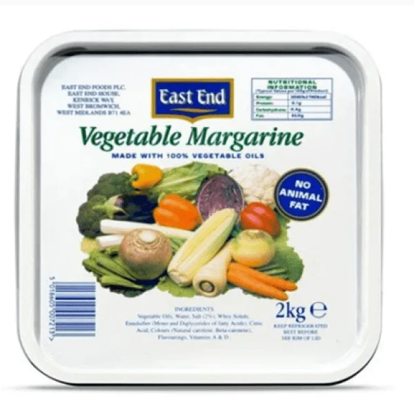 Ee 100% Veg Margarine 6x2kg