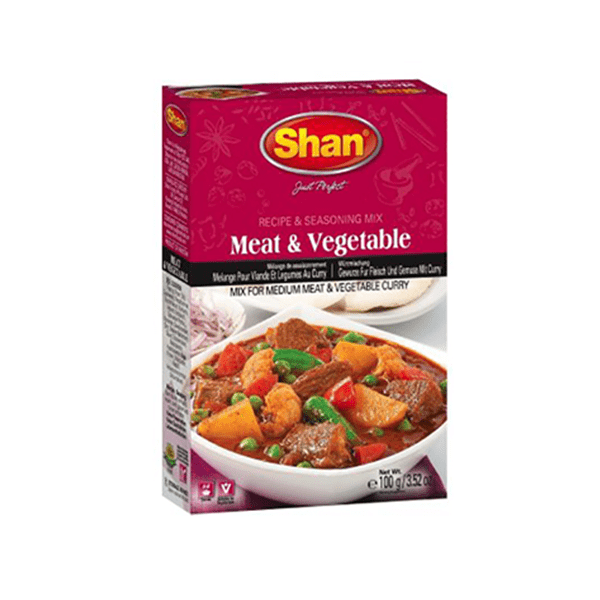 SHAN MEAT & VEGETABLE 12X100 G