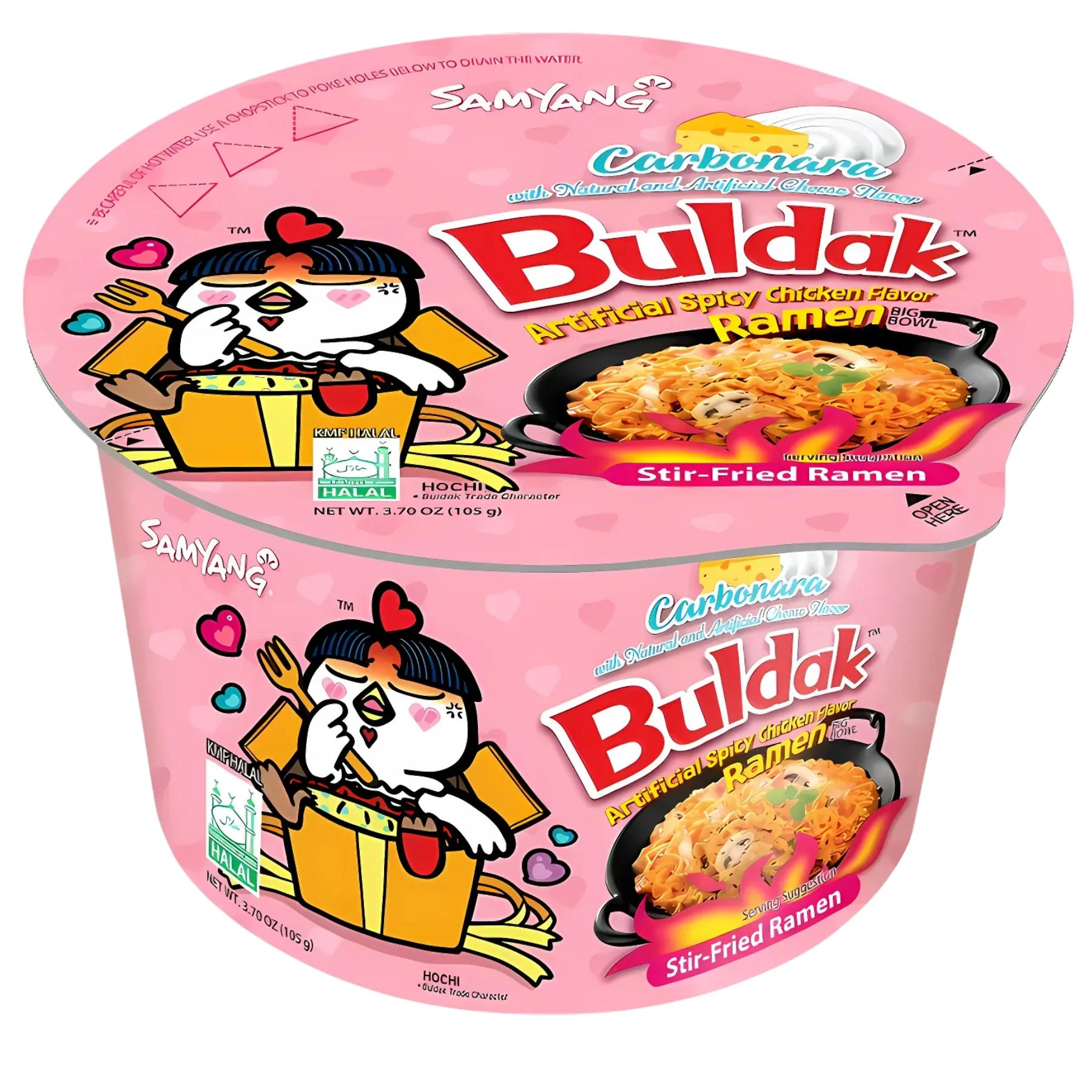 Buldak Carbonara Big Bowl 105g (unit)