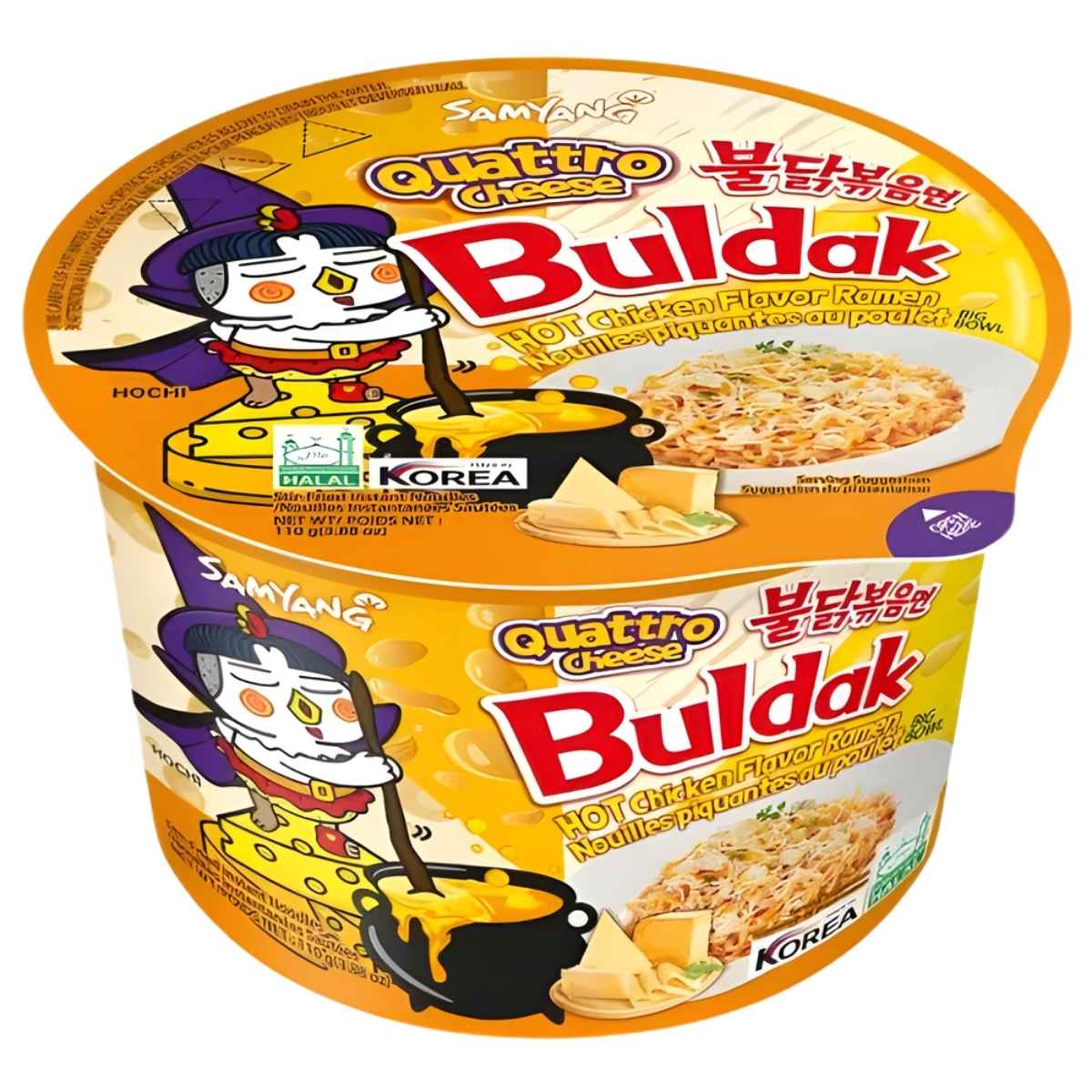 Buldak Quattro Cheese Big Bowl 110g (unit)