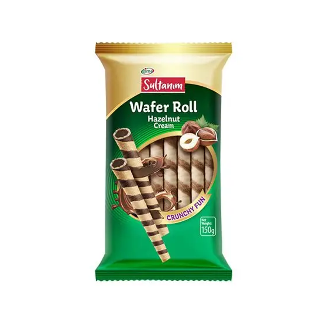 Sultanim Wafer Rolls W Hazelnut Cream 150g