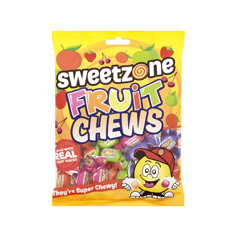 SWEETZONE FRUIT CHEWS BAGS 180G (UNIT)