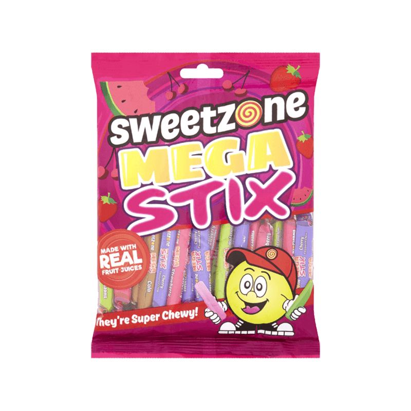 Sweetzone Megastix Bags 200g (unit)