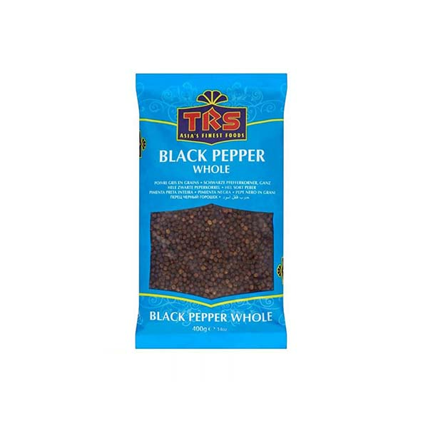 Trs Black Pepper Whole 400g (unit)