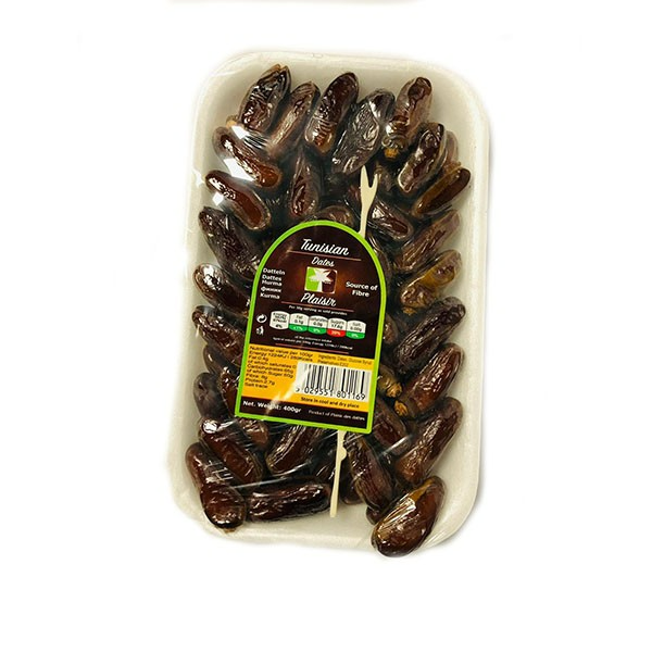 Tunisian Dates Foam Plate 400gm (unit)