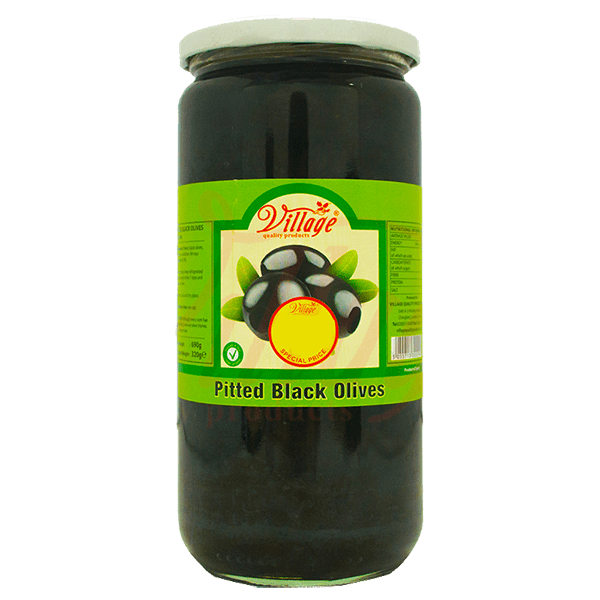 Village Pitted Black Olive 6x720 G