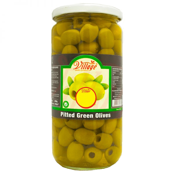 Village Pitted Green Olive 720g (unit)