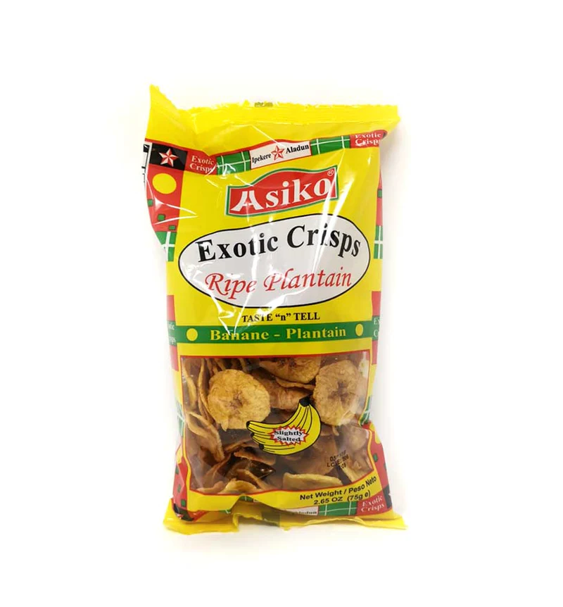 Asiko Exotic Crisps (salted) 75g (unit)