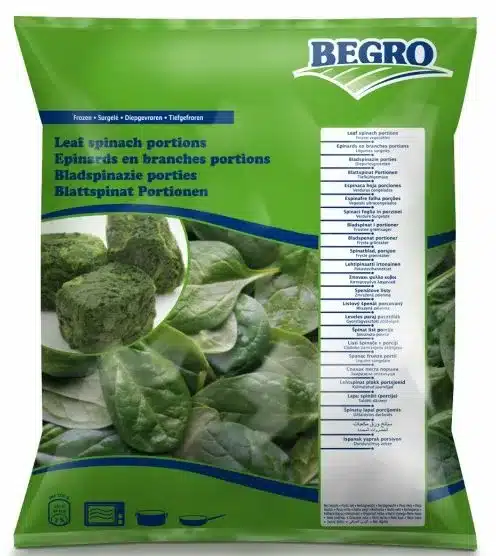 Begro Spinach Leaf 10x1kg