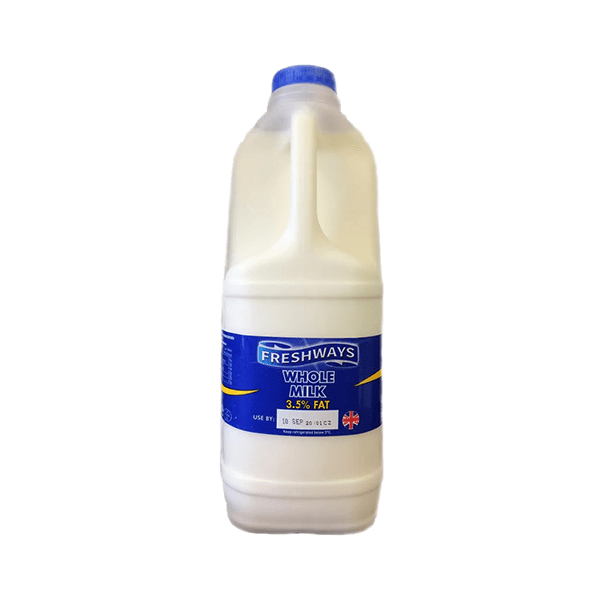 Whole Milk Blue-top 2 Litres | Vitaplusuk