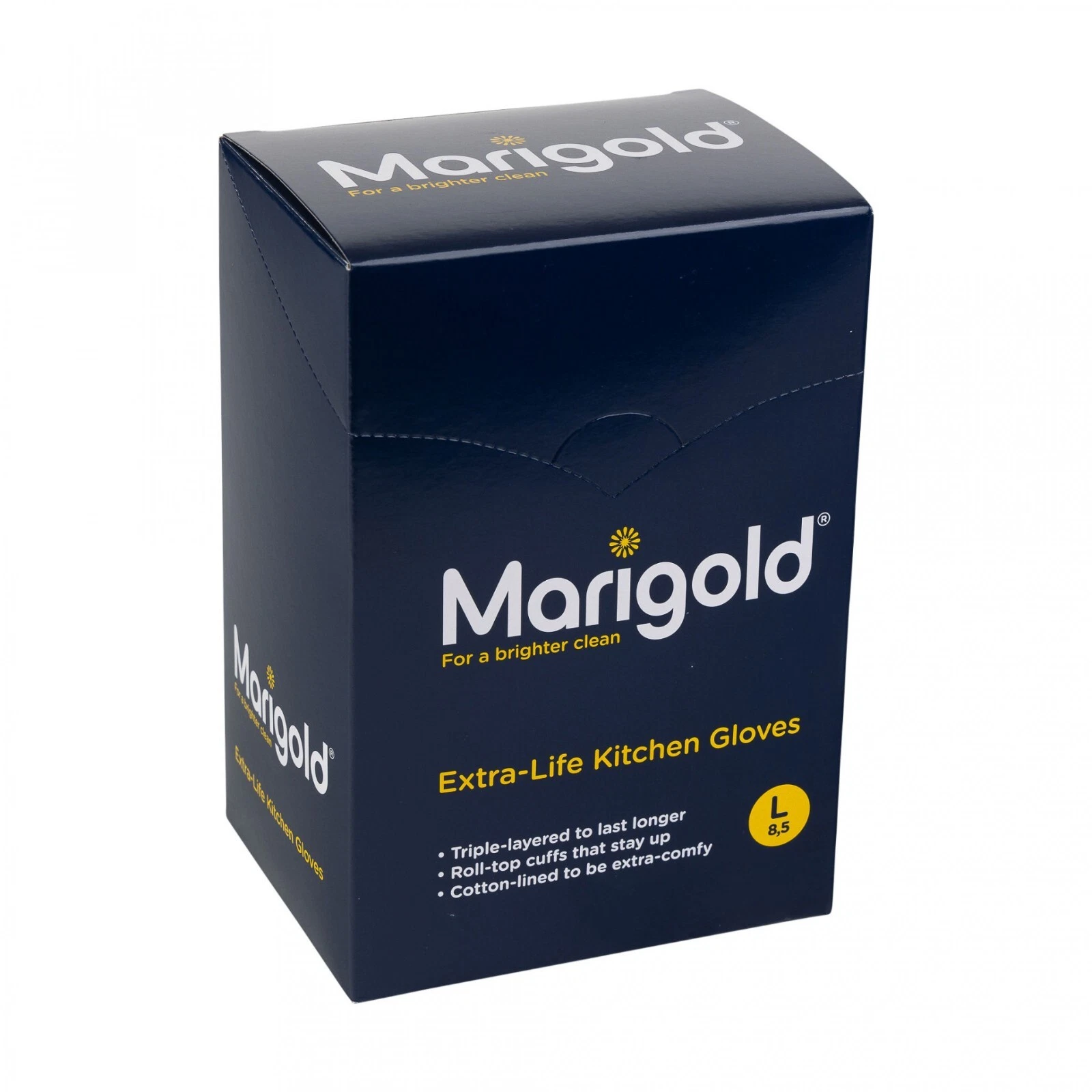 MARIGOLD KITCHEN GLOVES LARGE  6 PC