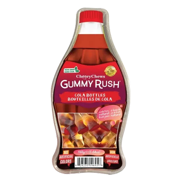 Gummy Rush Cola Bottle  160gm (unit)