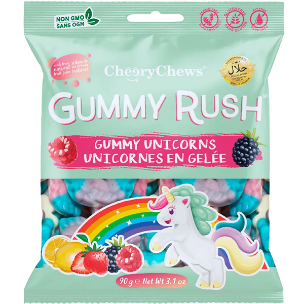 Gummy Unicorns 12x90gm (case)