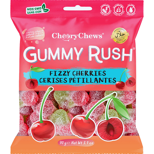 FIZZY CHERRIES 12X90GM (CASE)