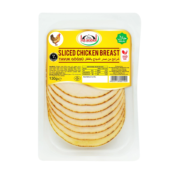 Istanbul Sliced Chicken Breast 130g