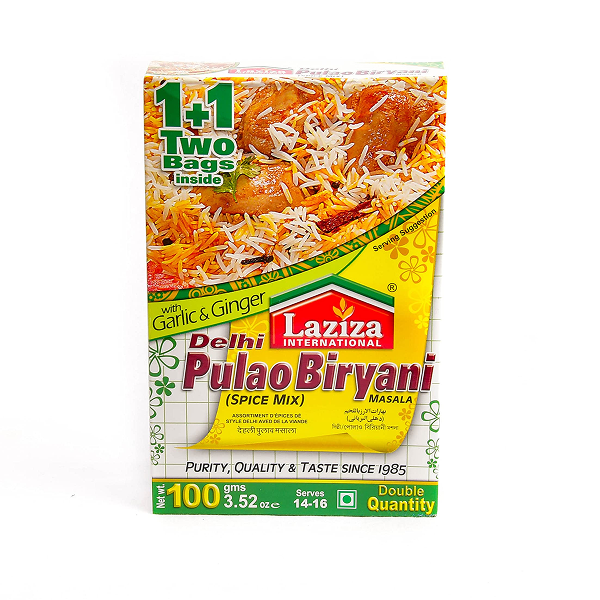 Laziza Delhi Pulao Biryani Masala 6x100gm