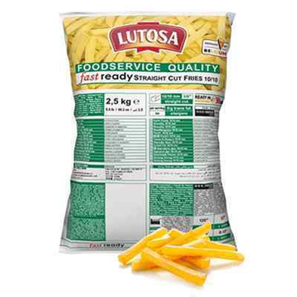 Lutosa Straight Cut 3/8 Chips 2.5kg (unit)