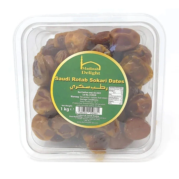 Madina Delight Sokari Dates 1kg (unit)