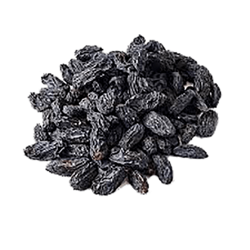 KAIF JUMBO BLACK RAISINS WITH TAIL 10 KG