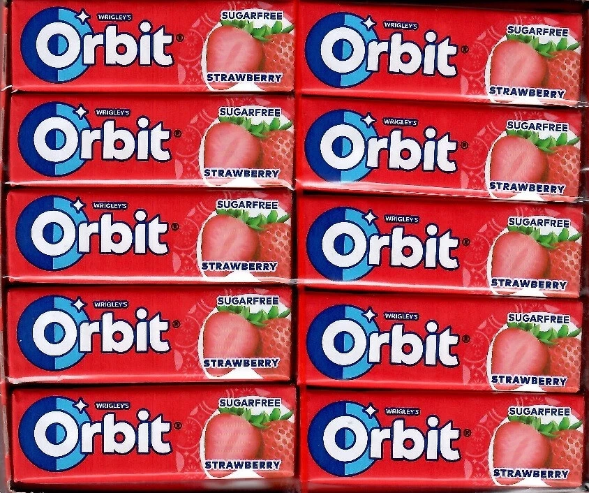 Orbit Strawberry Chewing Gum 30x10pc