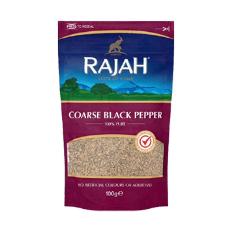 Rajah Coarse Black Pepper 10x100g
