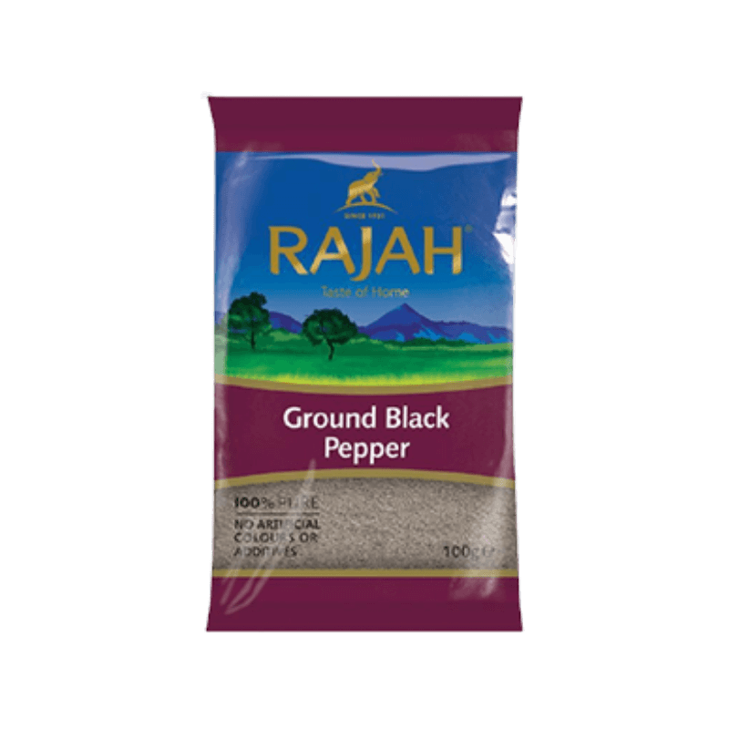 RAJAH GROUND BLACK PEPPER 10X100G