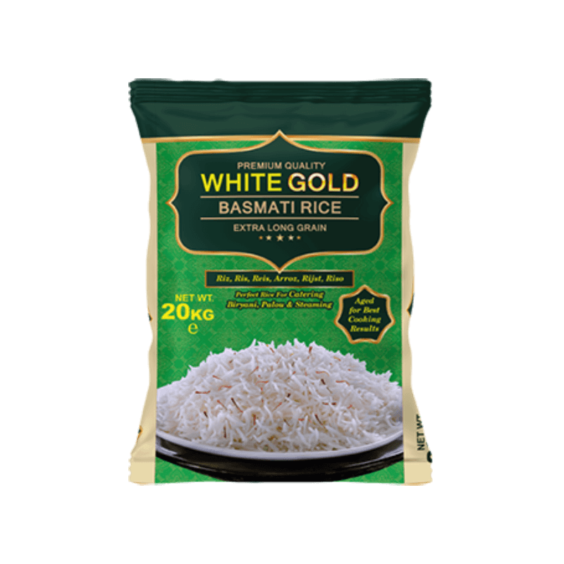 WHITE GOLD BASMATI 20KG