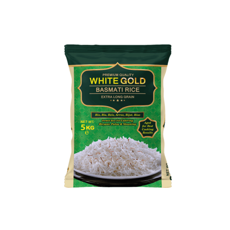 WHITE GOLD BASMATI RICE 5KG